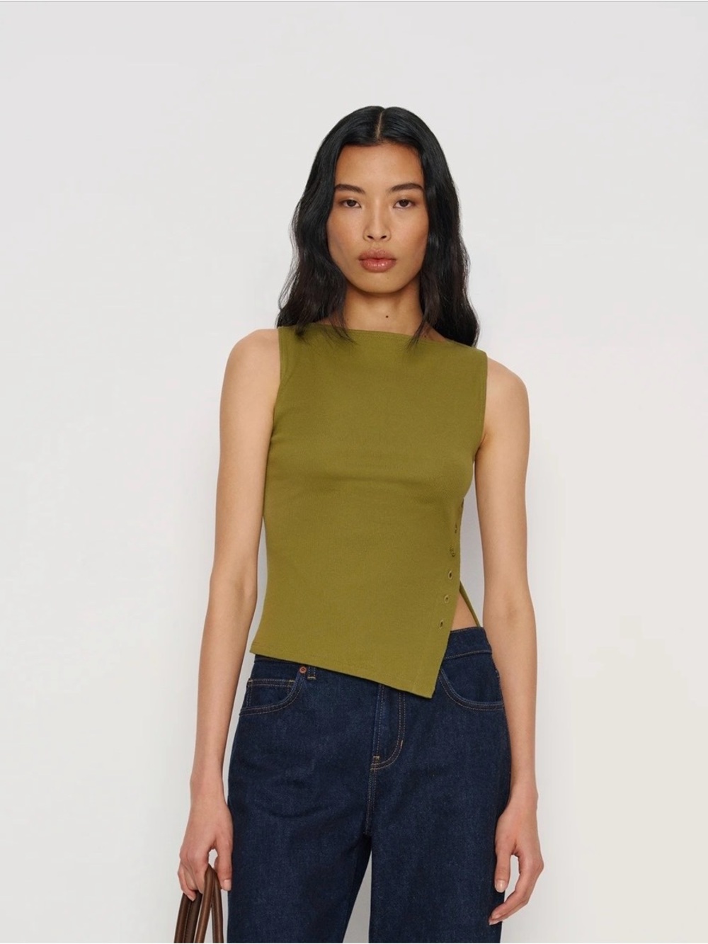 Reformation Hudson Knit Top | XS Pear
